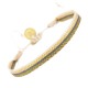 Argentinas grey beige gold bracelet