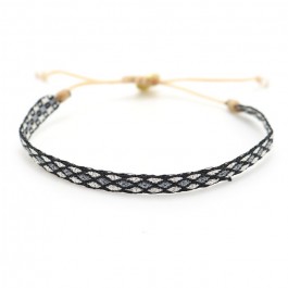 Argentinas silver black and grey bracelet