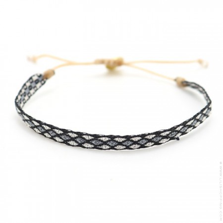 Bracelet Argentinas noir, gris et argent