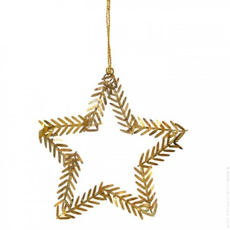 Lamet brass crown ornament