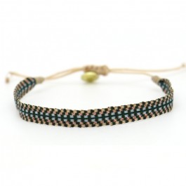 Argentinas copper blue black bracelet