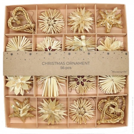 Christmas ornament 56 pcs