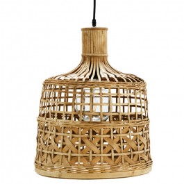 Rattan ceiling lamp
