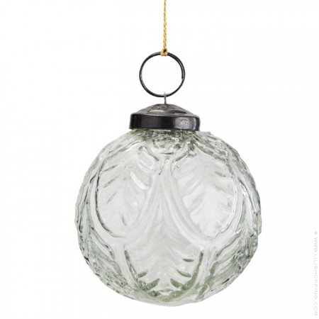 Boule de Noël oxydée cuivrée