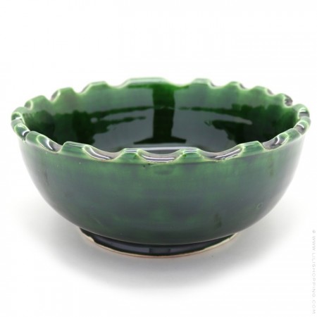 Yellow enamelled bowl by COTE H