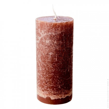 15 x 7 cm caramel pillar candle