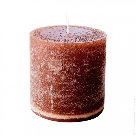 15 x 7 cm caramel pillar candle