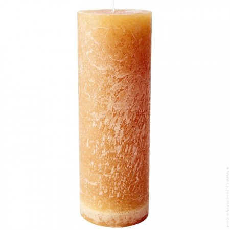 20 x 7 cm ochre pillar candle