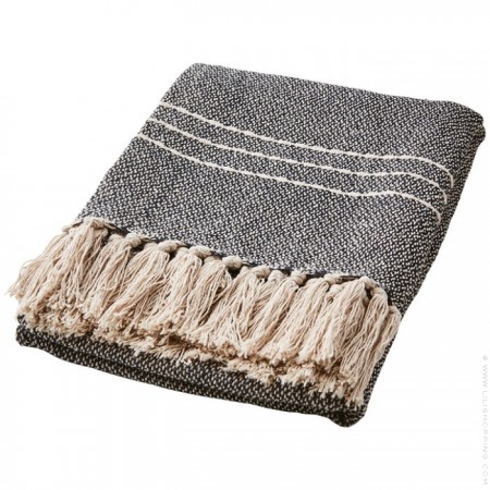 Plaid Anna noir beige