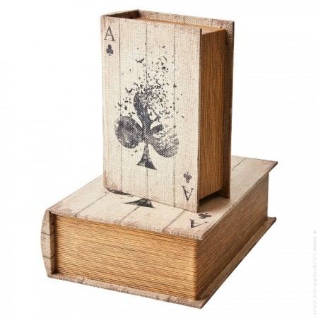 Livre boite à secrets fleurs 27 cm