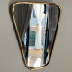 Miroir laiton trapèze S 20 cm