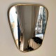 20 cm trapeze brass mirror