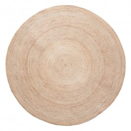Tapis rond en jute