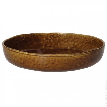 Spiro brown soup bowl