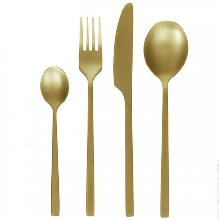 Osawa gold 16 pieces cutlery set