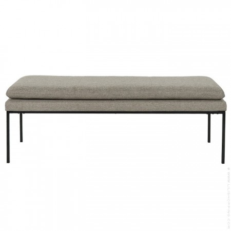 Black bamboo stool