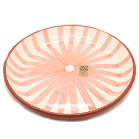 Terracotta ray regular bowl