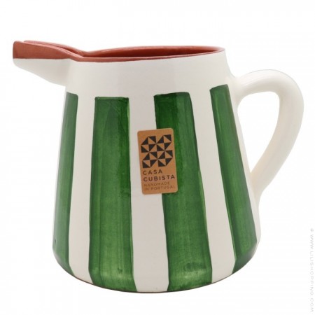 Green bold stripe 1L Pitcher