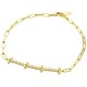 Bracelet green baguette