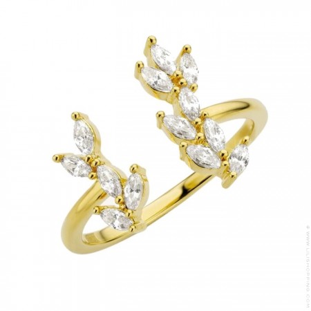 Stardust gold Plated Ring