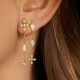 Constellation gold platted earrings