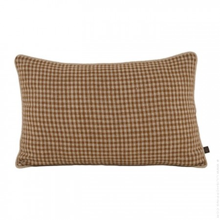 Housse de coussin Piana gold rectangle + intérieur