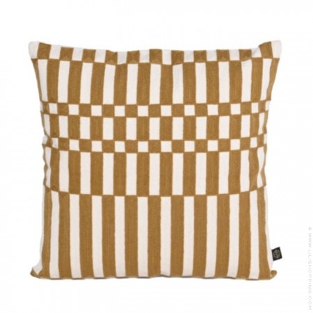 Housse de coussin carré NewDelhi gold + intérieur