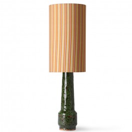 Doris table lamp with a stripped shade