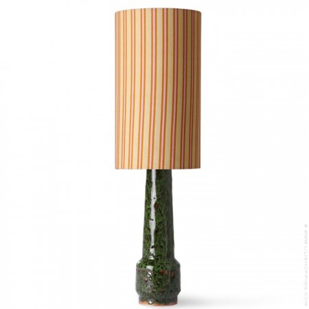 Doris table lamp with a stripped shade