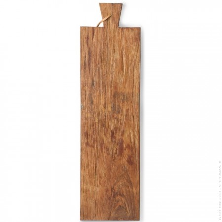 31 x 16 cm rectangular board reclaimed teak