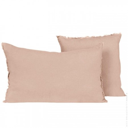 Housse de coussin Viti noir carré + intérieur