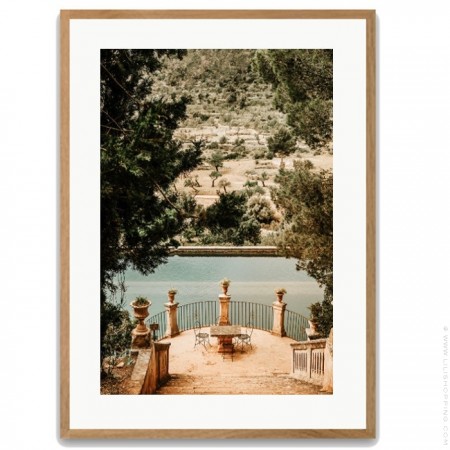 Affiche encadrée Raixa Terrasse chêne 30 x 40