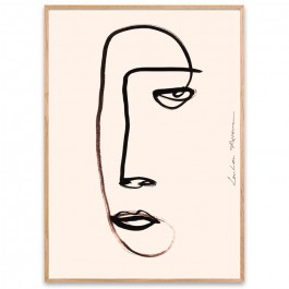 Serious Dreamer By LouLou Avenue 30 cm x 40 cm framed poster