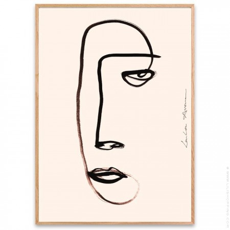 Serious Dreamer By LouLou Avenue 50 cm x 70 cm framed poster