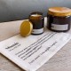 Bougie parfumée 500 gr n°01 ambre noire (ambru neru)