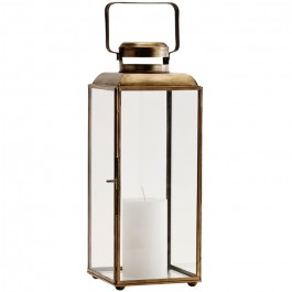 36 cm aged brass lantern