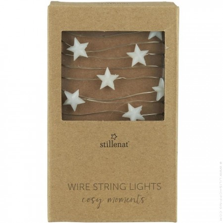 Antique brass Stars garland