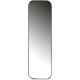 Miroir bord métal noir 170 x 40 cm