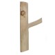 3 branch solid teak wall hook