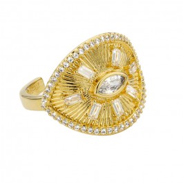 Tilak gold Plated Ring