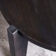 Black mango wood Bali 80 cm side table