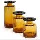 Vase ambre noire M Wind & Fire