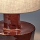 Lampe de table Catherine rouge