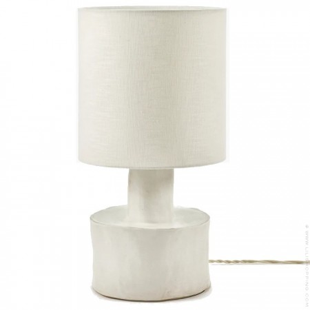 Catherine white table lamp