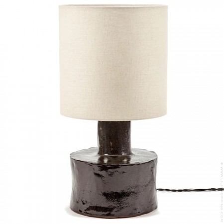 Catherine black table lamp