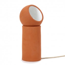 Terracotta M Lamp