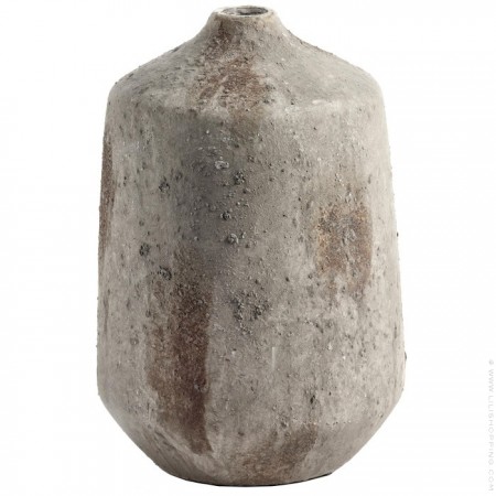 VAR2 L sand rustic vase