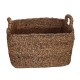 H25 water hyacinth basket with handles