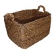 H25 water hyacinth basket with handles