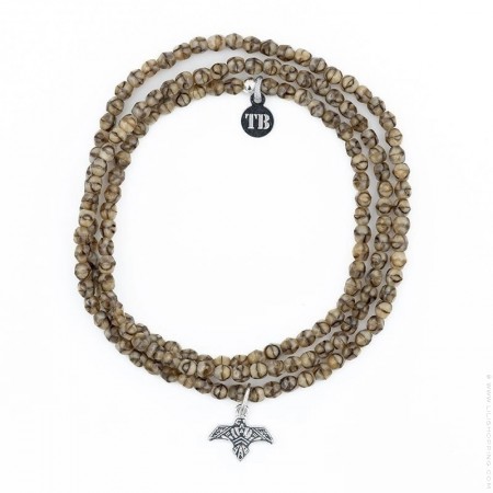 Caramel thunderbird necklace